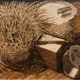 Image for article titled An ingenious Filipino artist creates mosaics with dead leaves and garlic peels
